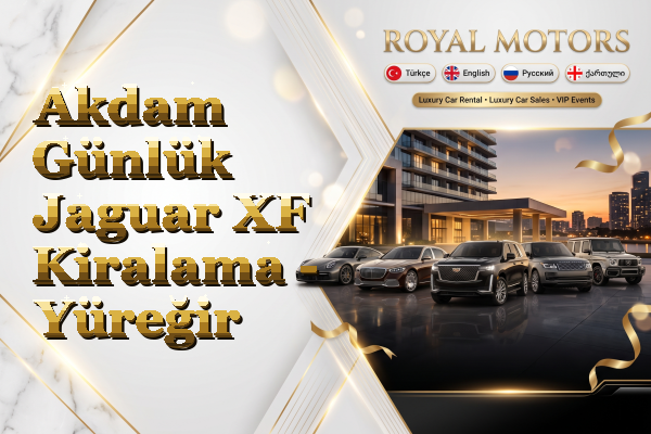 Akdam Günlük Jaguar XF Kiralama - Yüreğir
