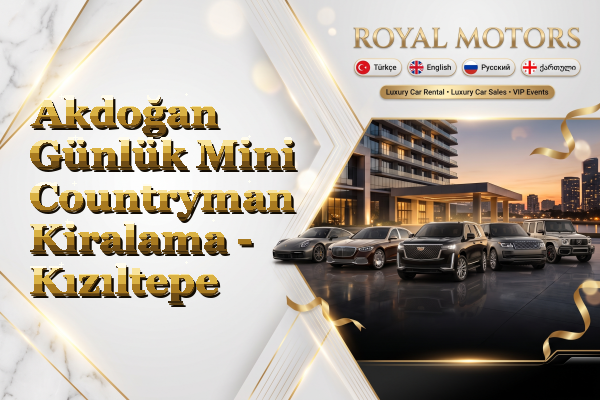 Akdoğan Günlük Mini Countryman Kiralama - Kızıltepe