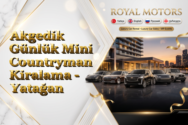 Akgedik Günlük Mini Countryman Kiralama - Yatağan