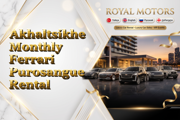 Akhaltsikhe Monthly Ferrari Purosangue Rental