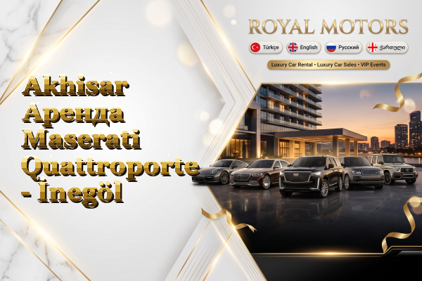Akhisar Аренда Maserati Quattroporte - İnegöl