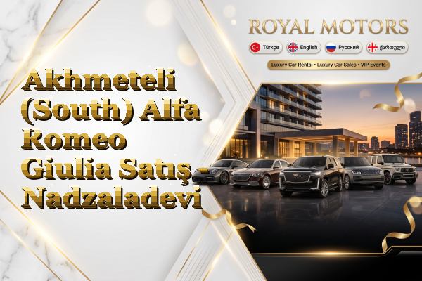 Akhmeteli (South) Alfa Romeo Giulia Satış - Nadzaladevi