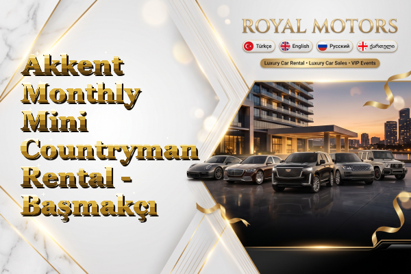 Akkent Monthly Mini Countryman Rental - Başmakçı