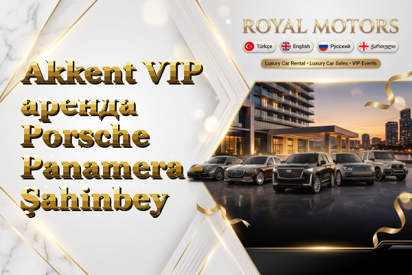 Akkent VIP аренда Porsche Panamera - Şahinbey