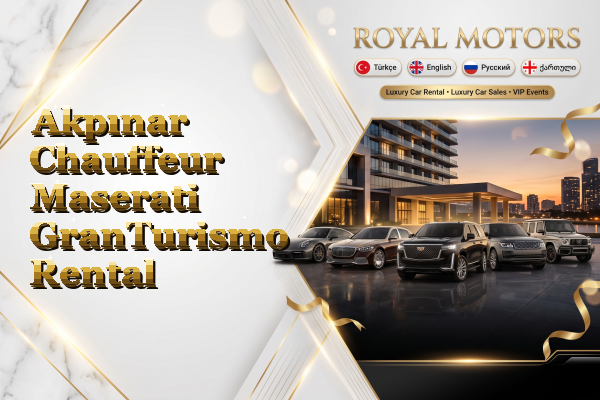 Akpınar Chauffeur Maserati GranTurismo Rental