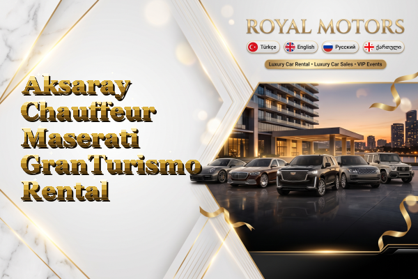 Aksaray Chauffeur Maserati GranTurismo Rental