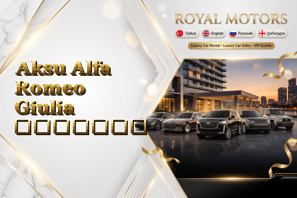 Aksu Alfa Romeo Giulia გაყიდვა