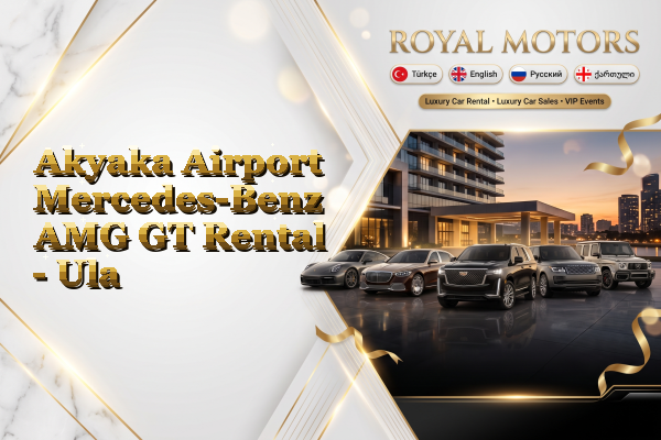 Akyaka Airport Mercedes-Benz AMG GT Rental - Ula