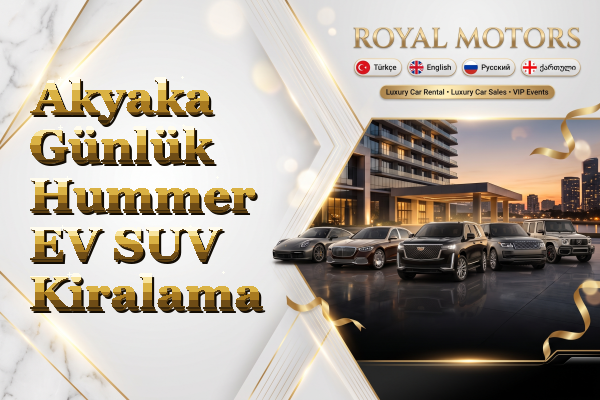 Akyaka Günlük Hummer EV SUV Kiralama