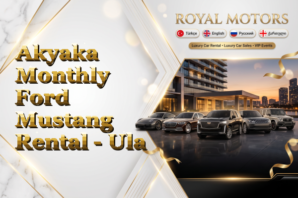 Akyaka Monthly Ford Mustang Rental - Ula