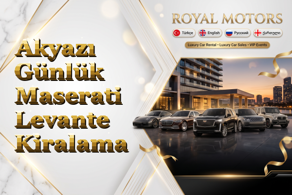 Akyazı Günlük Maserati Levante Kiralama