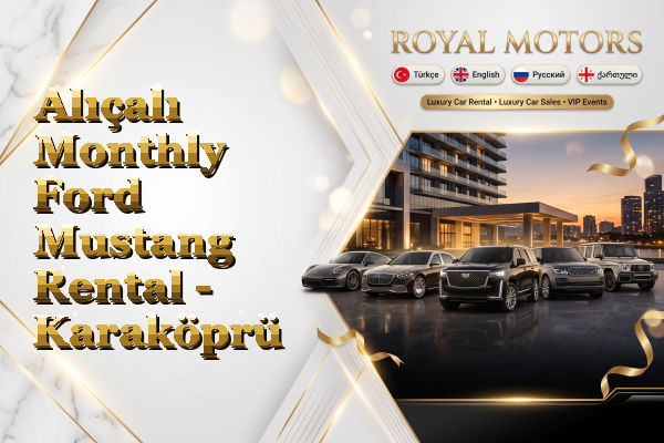 Alıçalı Monthly Ford Mustang Rental - Karaköprü