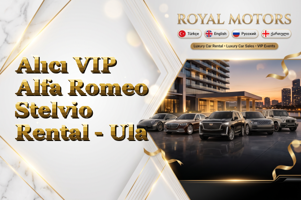Alıcı VIP Alfa Romeo Stelvio Rental - Ula