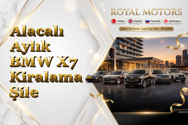 Alacalı Aylık BMW X7 Kiralama - Şile