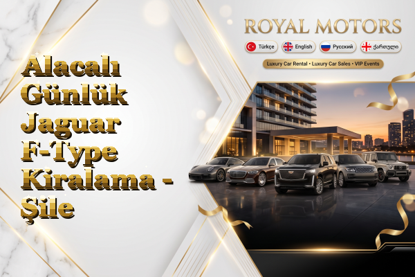 Alacalı Günlük Jaguar F-Type Kiralama - Şile