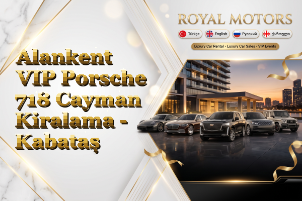 Alankent VIP Porsche 718 Cayman Kiralama - Kabataş
