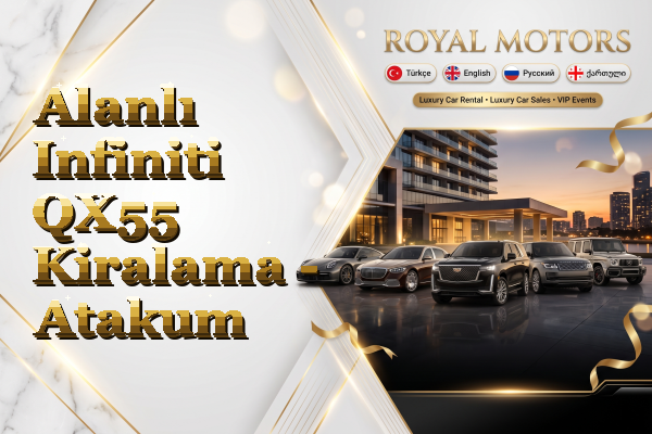 Alanlı Infiniti QX55 Kiralama - Atakum
