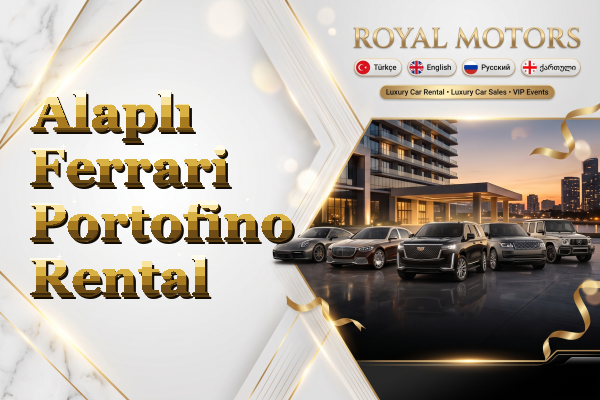 Alaplı Ferrari Portofino Rental