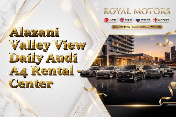 Alazani Valley View Daily Audi A4 Rental - Center