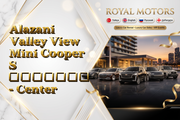 Alazani Valley View Mini Cooper S გაყიდვა - Center