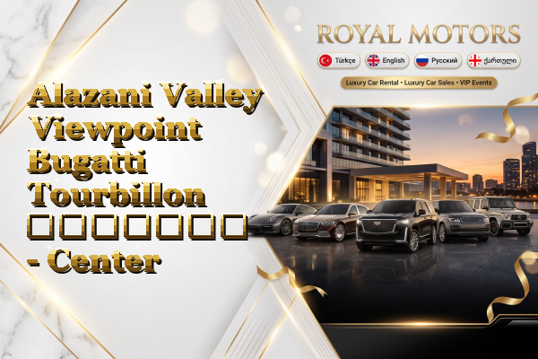 Alazani Valley Viewpoint Bugatti Tourbillon გაყიდვა - Center