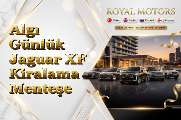 Algı Günlük Jaguar XF Kiralama - Menteşe