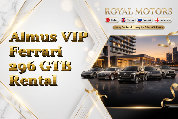 Almus VIP Ferrari 296 GTB Rental