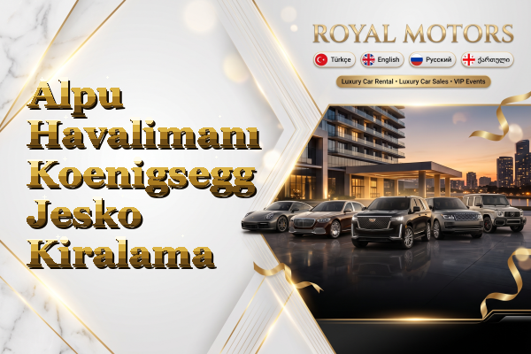 Alpu Havalimanı Koenigsegg Jesko Kiralama