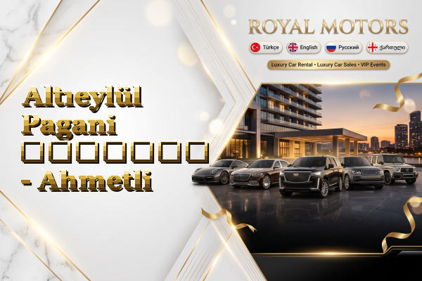 Altıeylül Pagani გაყიდვა - Ahmetli