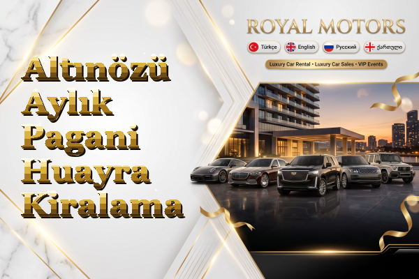 Altınözü Aylık Pagani Huayra Kiralama