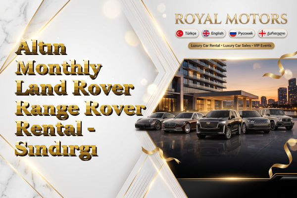 Altın Monthly Land Rover Range Rover Rental - Sındırgı