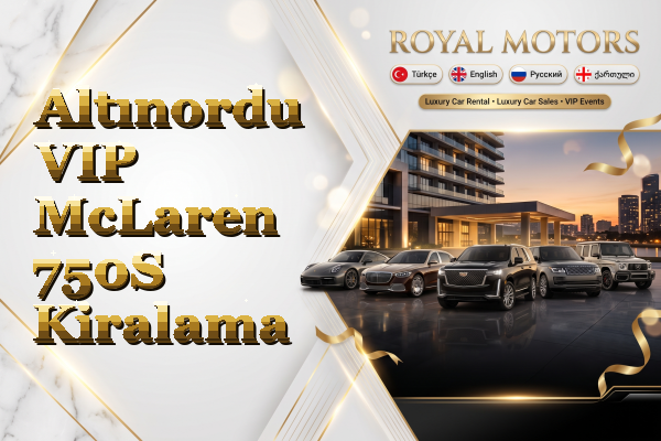Altınordu VIP McLaren 750S Kiralama