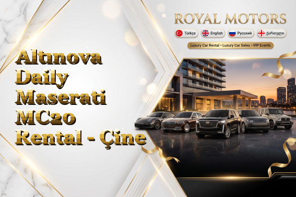 Altınova Daily Maserati MC20 Rental - Çine