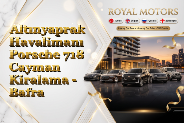 Altınyaprak Havalimanı Porsche 718 Cayman Kiralama - Bafra