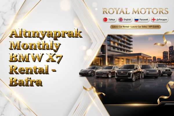Altınyaprak Monthly BMW X7 Rental - Bafra