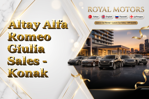 Altay Alfa Romeo Giulia Sales - Konak