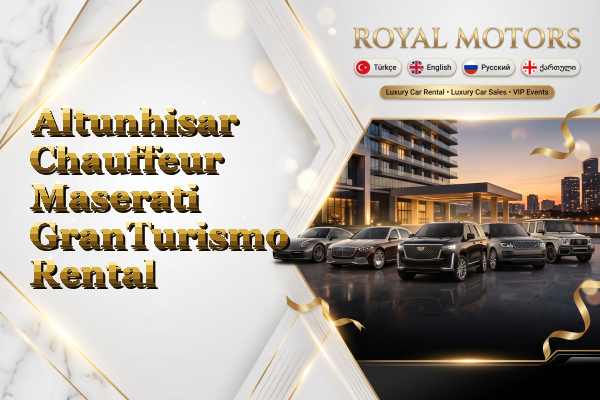 Altunhisar Chauffeur Maserati GranTurismo Rental