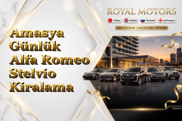 Amasya Günlük Alfa Romeo Stelvio Kiralama