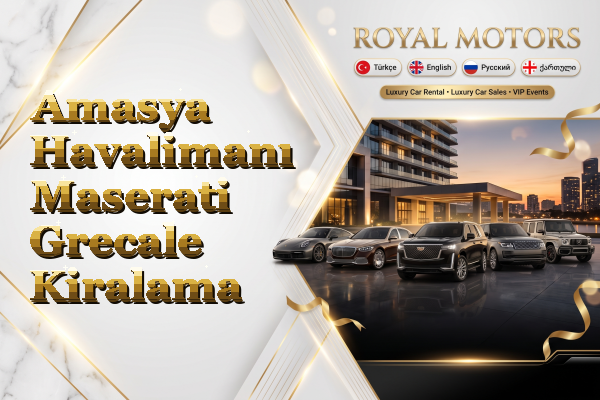 Amasya Havalimanı Maserati Grecale Kiralama