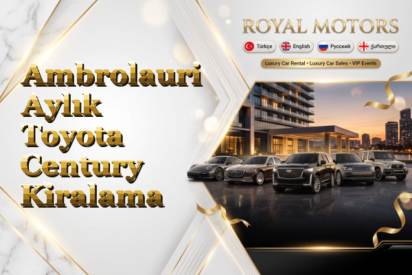 Ambrolauri Aylık Toyota Century Kiralama