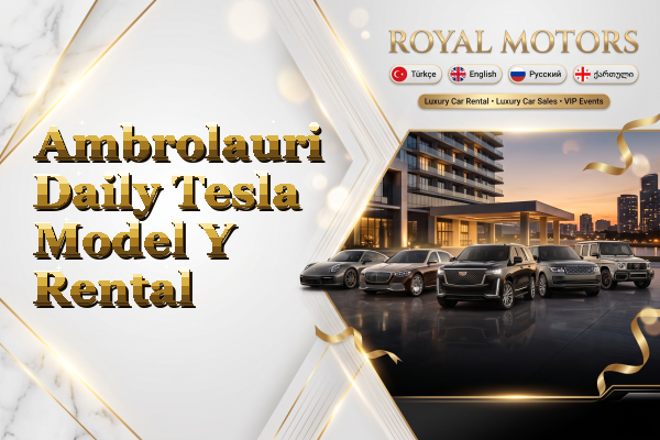 Ambrolauri Daily Tesla Model Y Rental