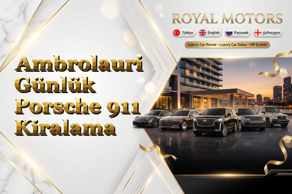 Ambrolauri Günlük Porsche 911 Kiralama