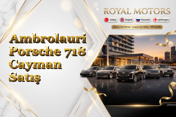 Ambrolauri Porsche 718 Cayman Satış