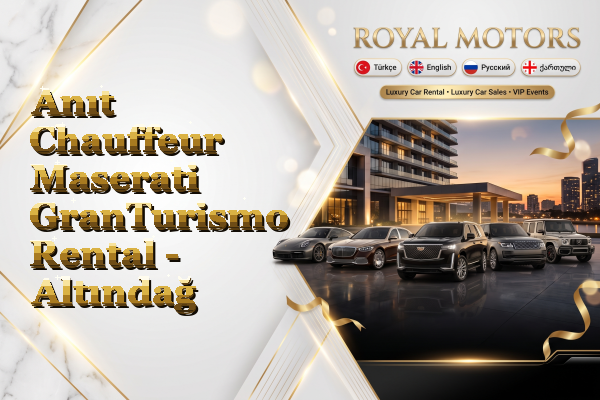 Anıt Chauffeur Maserati GranTurismo Rental - Altındağ