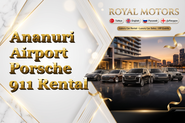 Ananuri Airport Porsche 911 Rental
