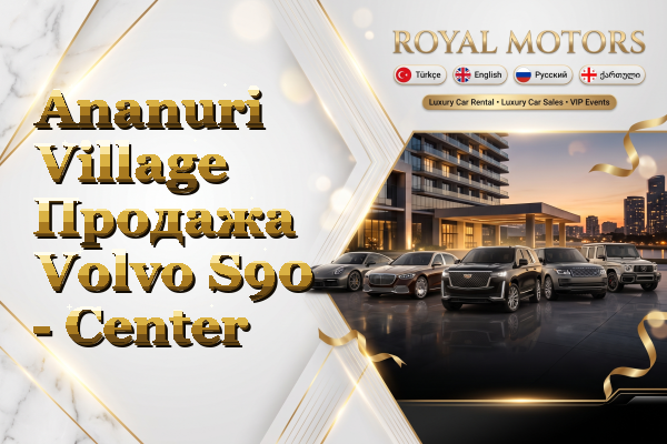 Ananuri Village Продажа Volvo S90 - Center