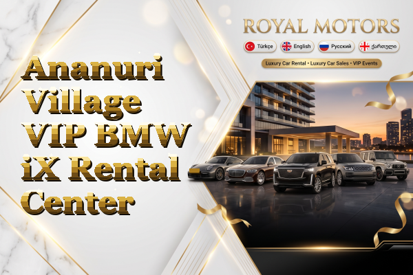 Ananuri Village VIP BMW iX Rental - Center