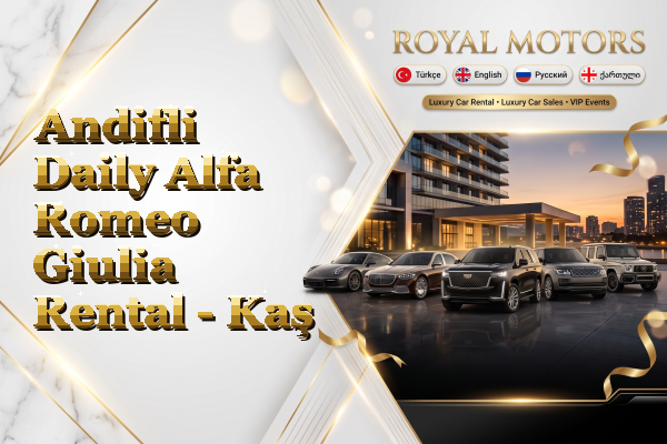Andifli Daily Alfa Romeo Giulia Rental - Kaş