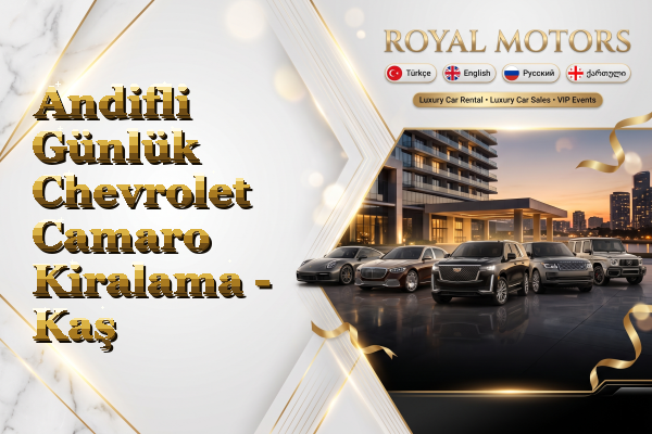 Andifli Günlük Chevrolet Camaro Kiralama - Kaş