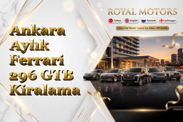 Ankara Aylık Ferrari 296 GTB Kiralama